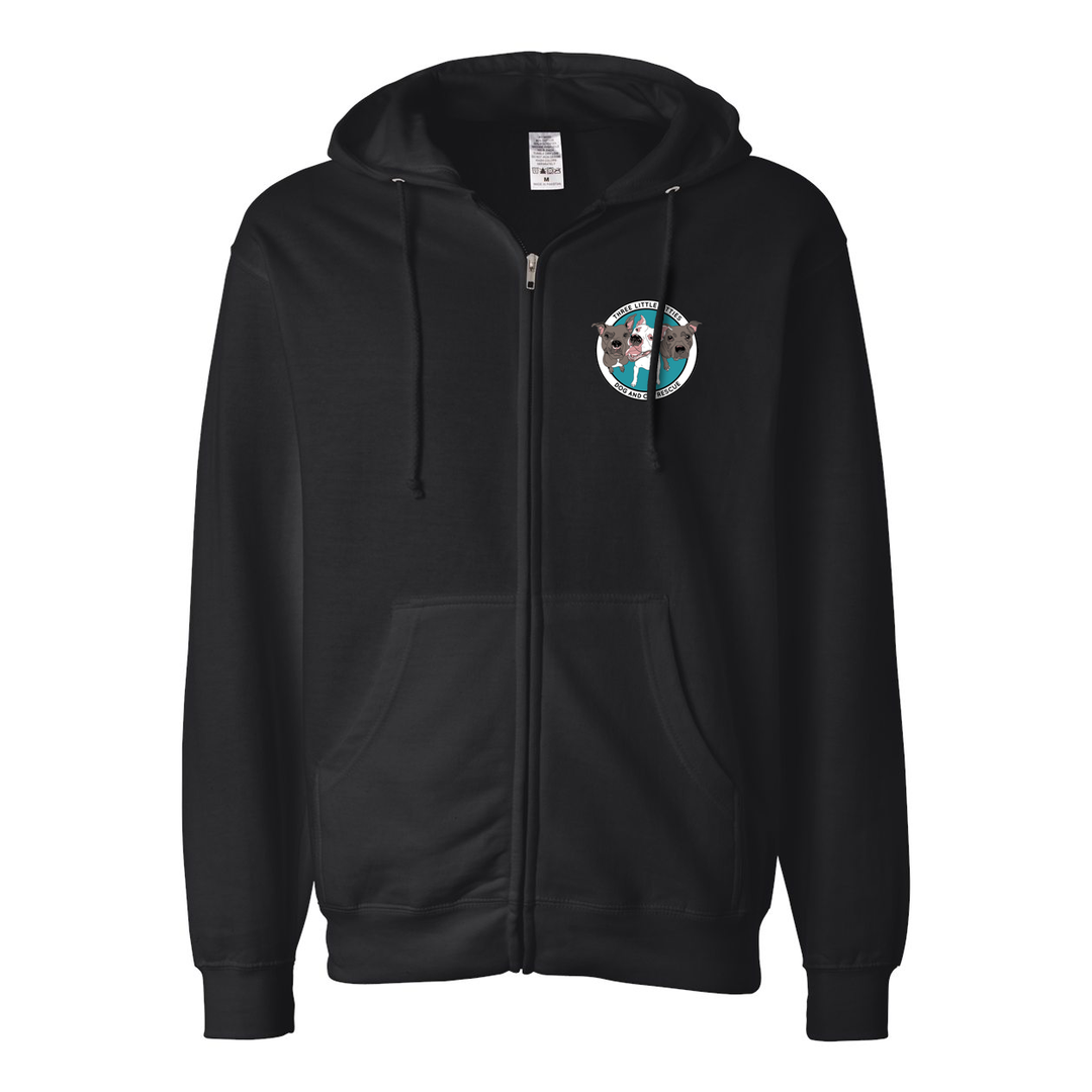 Logo Unisex Zip Hoodie