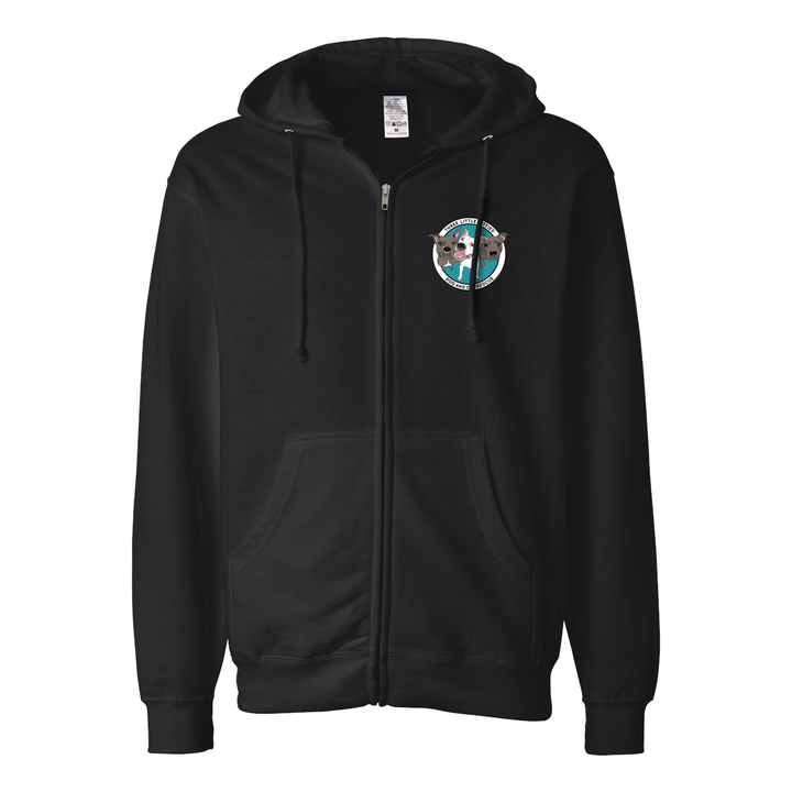 Logo Unisex Zip Hoodie