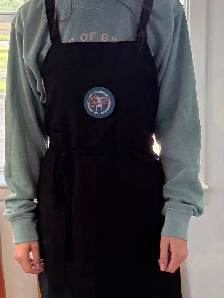 Three Little Pitties Rescue Logo Apron