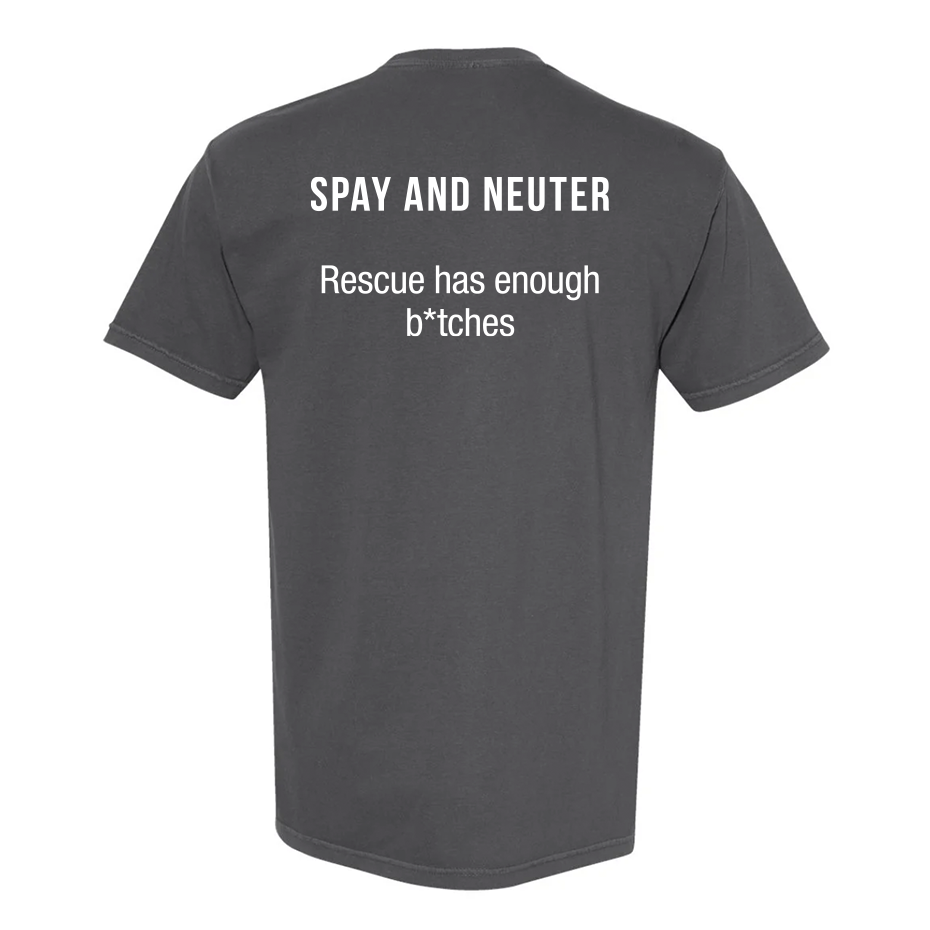 3LP Short Sleeve Logo with Spay / Neuter Quote
